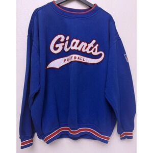 VTG 90's NY Giants Starter Pro Line Script Tailwhip Crewneck Sweatshirt Sz 2XL